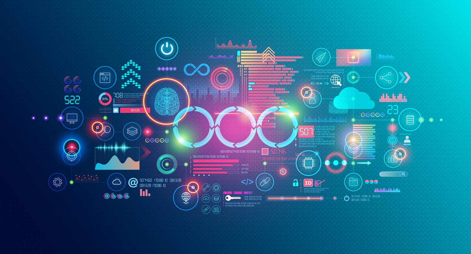 Artificial Intelligence Model Operationalization - ModelOps - Set of Capabilities Focused on the Governance and the Full Lifecycle Management of AI - Conceptual Illustration