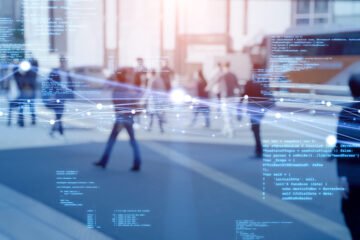 Society and communication network concept. Connection of people. Telecommunication. Digital transformation.